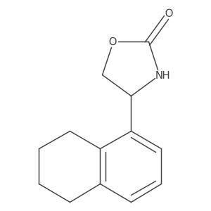 4-(5,6,7,8-Tetrahydronaphthalen-1-yl)-1,3-oxazolidin-2-one Structure
