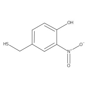 2-Nitro-4-(sulfanylmethyl)phenol Structure