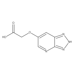 2-{3H-[1,2,3]triazolo[4,5-b]pyridin-6-yloxy}acetic acid结构式