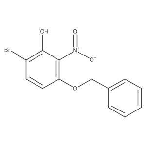 6-Bromo-2-nitro-3-(phenylmethoxy)phenol结构式