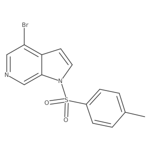 4-bromo-1-tosyl-1H-pyrrolo[2,3-c]pyridine Structure