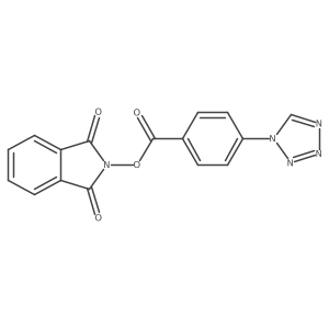 1,3-dioxo-2,3-dihydro-1H-isoindol-2-yl 4-(1H-1,2,3,4-tetrazol-1-yl)benzoate Structure
