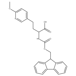Fmoc-homoAla{3-Pyri(6-OMe)}-OH Structure
