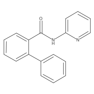 N-(pyridin-2-yl)-[1,1'-biphenyl]-2-carboxamide结构式