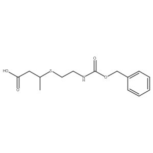 3-[(2-{[(Benzyloxy)carbonyl]amino}ethyl)sulfanyl]butanoic acid Structure