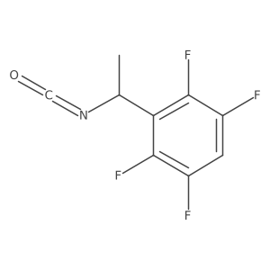 1,2,4,5-Tetrafluoro-3-(1-isocyanatoethyl)benzene Structure