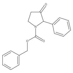 Benzyl 3-oxo-2-phenylpyrrolidine-1-carboxylate Structure