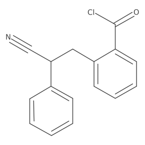 2-(2-Cyano-2-phenylethyl)benzoyl chloride结构式