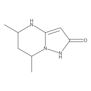 (5R,7S)-5,7-Dimethyl-4,5,6,7-tetrahydro-1H-pyrazolo[1,5-a]pyrimidin-2-one结构式
