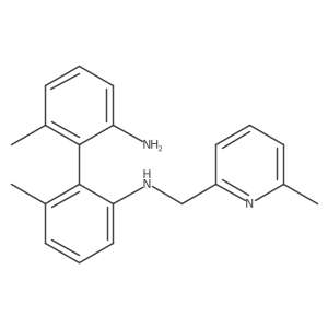 6,6a(2)-Dimethyl-N2-[(6-methyl-2-pyridinyl)methyl][1,1a(2)-biphenyl]-2,2a(2)-diamine结构式