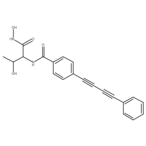 N-[(1s,2r)-2-Hydroxy-1-(Hydroxycarbamoyl)propyl]-4-(4-Phenylbuta-1,3-Diyn-1-Yl)benzamide结构式