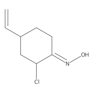 2-Chloro-4-ethenylcyclohexanone oxime结构式