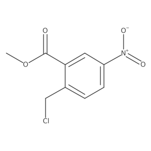 2-(Chloromethyl)-5-nitrobenzoic acid methyl ester结构式
