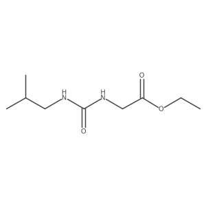 Ethyl (isobutylcarbamoyl)glycinate Structure