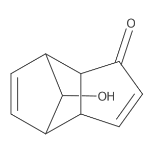 3a,4,7,7a-Tetrahydro-8-hydroxy-4,7-methano-1H-inden-1-one Structure