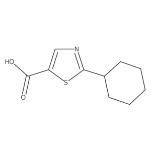 2-Cyclohexylthiazole-5-carboxylic acid Structure