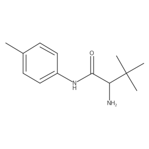 (S)-2-Amino-3,3-dimethyl-N-(p-tolyl)butanamide结构式