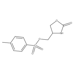 (2-Oxo-1,3-oxazolidin-4-yl)methyl 4-methylbenzenesulfonate结构式