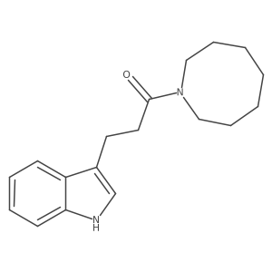 1-(azocan-1-yl)-3-(1H-indol-3-yl)propan-1-one Structure