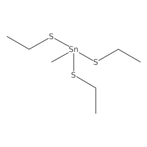 Tris(ethylthio)methylstannane结构式
