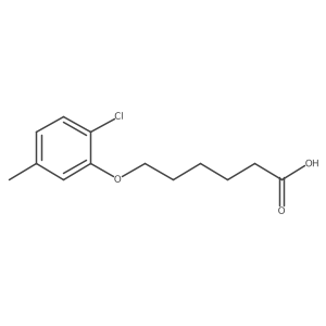 6-(2-Chloro-5-methylphenoxy)hexanoic acid结构式