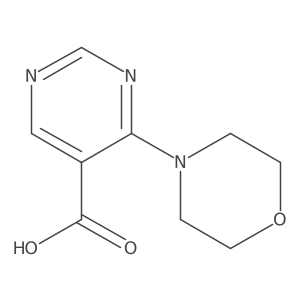 4-Morpholinopyrimidine-5-carboxylic acid结构式