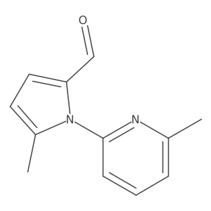 5-Methyl-1-(6-methylpyridin-2-yl)-1H-pyrrole-2-carbaldehyde Structure