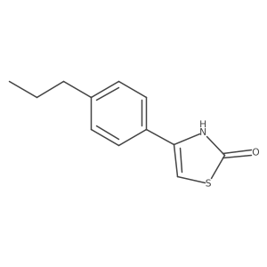 4-(4-Propylphenyl)-2(3H)-thiazolone结构式
