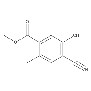 Methyl 4-cyano-5-hydroxy-2-methylbenzoate结构式