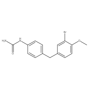 [4-(3-Bromo-4-methoxy-benzyl)-phenyl]-urea Structure