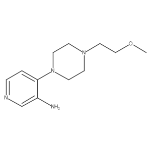 4-[4-(2-Methoxyethyl)piperazin-1-yl]pyridin-3-amine结构式