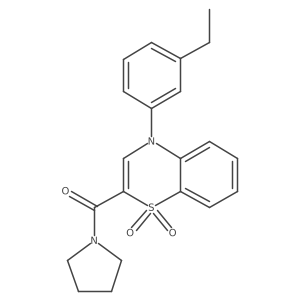N-(2,4-difluorobenzyl)-1-[3-(piperidin-1-ylsulfonyl)pyridin-2-yl]piperidine-4-carboxamide Structure