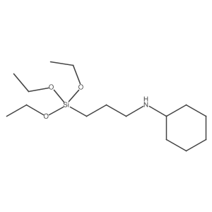 N-[3-(Triethoxysilyl)propyl]cyclohexanamine Structure