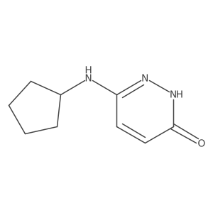6-(Cyclopentylamino)pyridazin-3-ol结构式