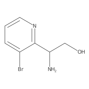 (2S)-2-amino-2-(3-bromopyridin-2-yl)ethan-1-ol Structure