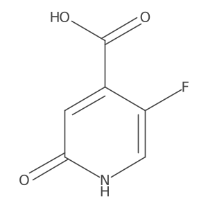 5-Fluoro-2-hydroxypyridine-4-carboxylicacid结构式