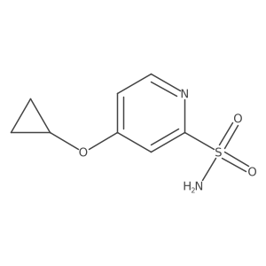 4-Cyclopropoxypyridine-2-sulfonamide Structure