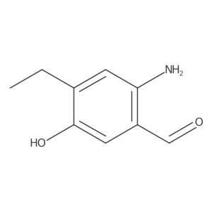 2-Amino-4-ethyl-5-hydroxybenzaldehyde结构式