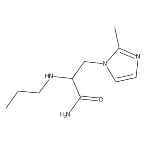 3-(2-Methyl-1h-imidazol-1-yl)-2-(propylamino)propanamide结构式