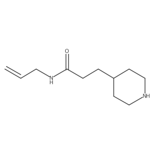 4-Piperidinepropanamide, N-2-propen-1-yl- Structure