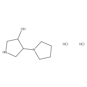 trans-1,3'-Bipyrrolidin-4'-ol dihydrochloride Structure