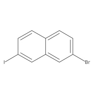 2-Bromo-7-iodonaphthalene结构式