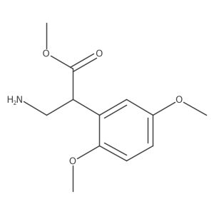 Methyl 3-amino-2-(2,5-dimethoxyphenyl)propanoate Structure