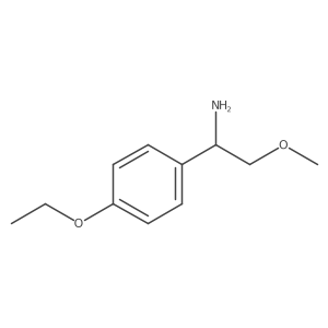 (1R)-1-(4-Ethoxyphenyl)-2-methoxyethan-1-amine Structure