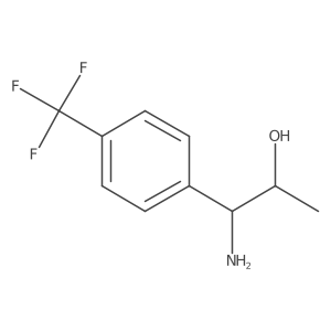 (1R,2S)-1-Amino-1-[4-(trifluoromethyl)phenyl]propan-2-OL Structure
