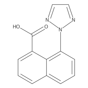 8-[1,2,3]Triazol-2-yl-naphthalene-1-carboxylic acid Structure