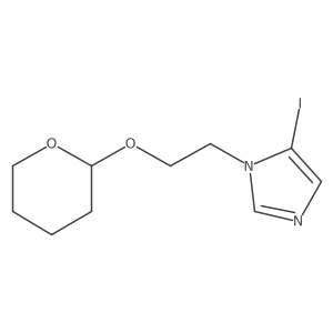 5-iodo-1-[2-(tetrahydro-pyran-2-yloxy)-ethyl]-1H-imidazole Structure