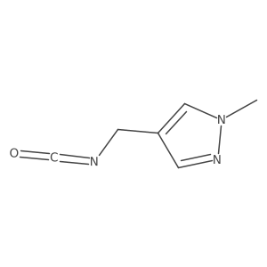 4-(isocyanatomethyl)-1-methyl-1H-pyrazole Structure