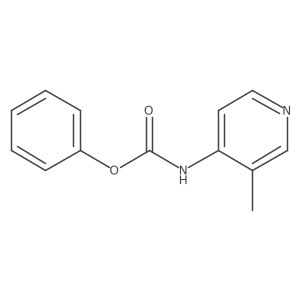 phenyl N-(3-methylpyridin-4-yl)carbamate结构式