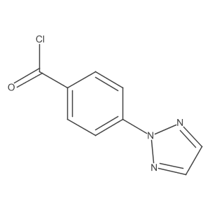 4-(1,2,3-Triazol-2-yl)benzoyl chloride Structure